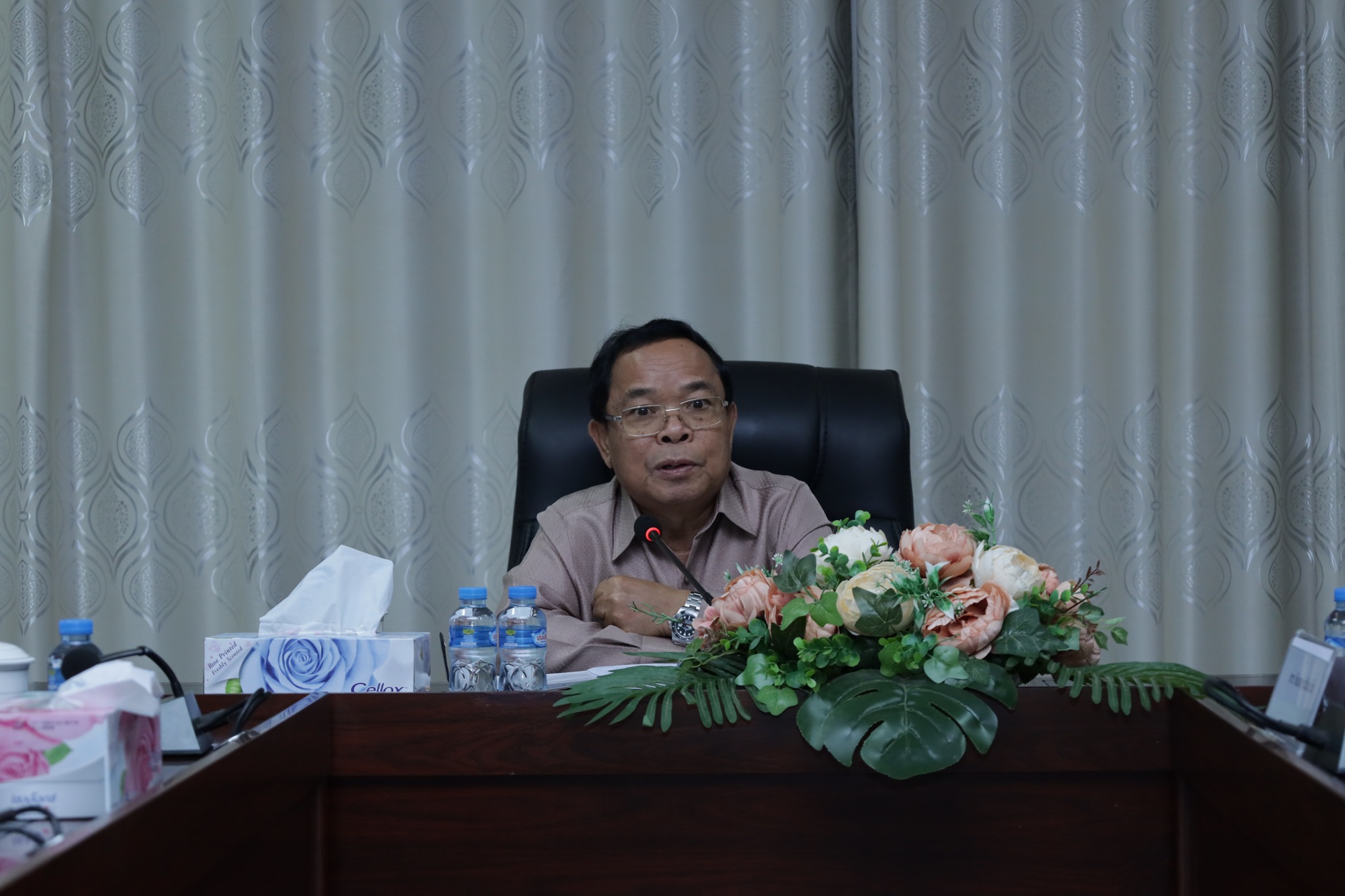 ທ່ານ ປອ ຄຳພັນ ພົມມະທັດ ເຄື່ອນໄຫວຢ້ຽມຢາມ ແລະ ເຮັດວຽກຢູ່ແຂວງ ຫຼວງນ້ຳທາ