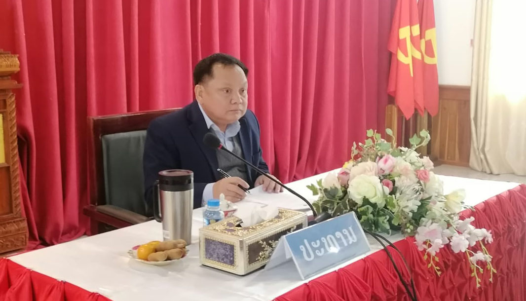 ຮອງປະທານຄະນະກວດກາສູນກາງພັກເຄື່ອນໄຫວຢ້ຽມຢາມ ແລະ ເຮັດວຽກຢູ່ ແຂວງຜົ້ງສາລີ